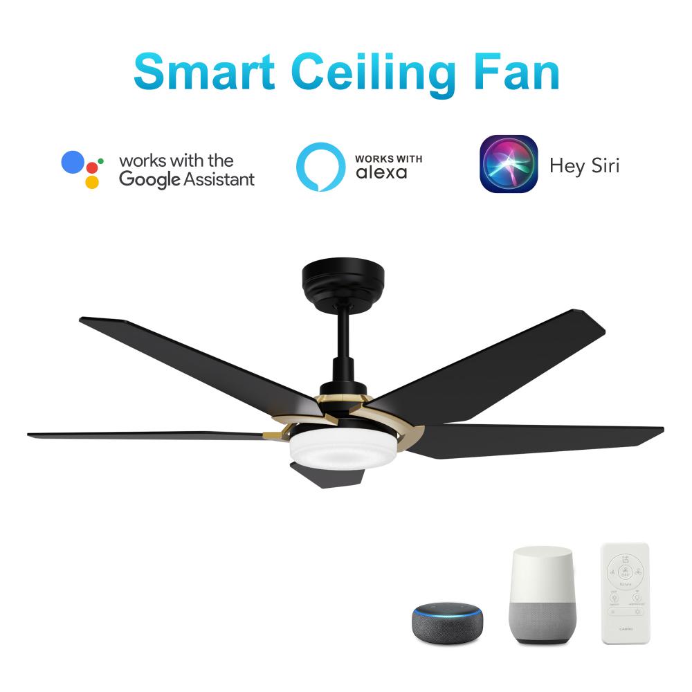 Voyager 52'' Smart Ceiling Fan with Remote, Light Kit Included?Works with Google Assi
